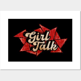 Girl Talk - Red Diamond Posters and Art